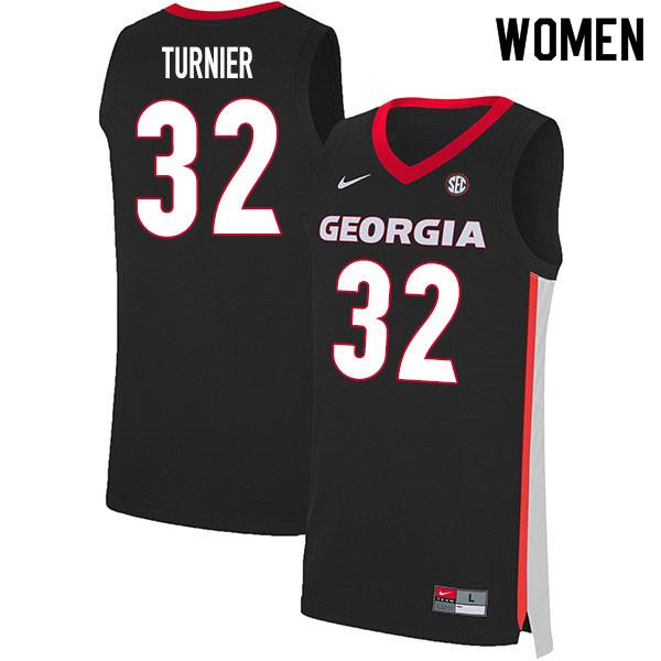 2020 Women #32 Stan Turnier Georgia Bulldogs College Basketball Jerseys Sale-Black